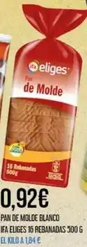 Claudio Ifa eliges - pan de molde blanco oferta