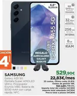 El Corte Inglés Samsung - galaxy a55 5g oferta