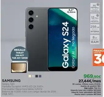 El Corte Inglés Samsung - galaxy s24 oferta