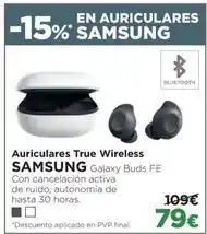 El Corte Inglés Samsung - auriculares true wireless galaxy buds fe oferta