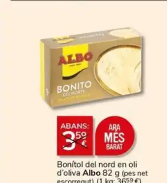 Supermercados Charter ALBO 82 g oferta
