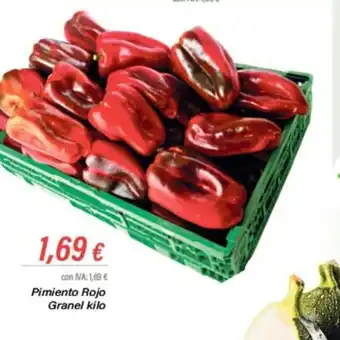 Cash Ifa Pimiento Rojo Granel kilo oferta