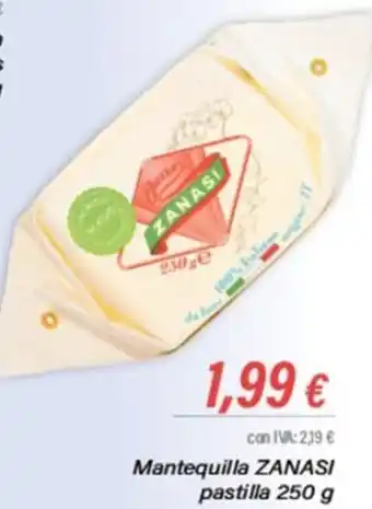 Cash Ifa Mantequilla ZANASI pastilla oferta