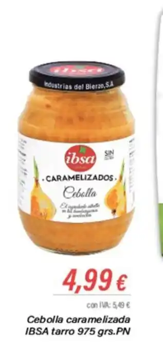 Cash Ifa Cebolla caramelizada IBSA tarro 975 grs.PN oferta