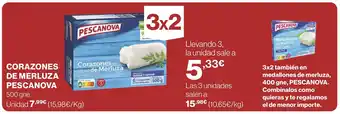 Supercor CORAZONES DE MERLUZA PESCANOVA oferta