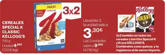 Supercor CEREALES SPECIAL K CLASSIC KELLOGG'S oferta