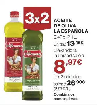 Supercor ACEITE DE OLIVA LA ESPAÑOLA oferta