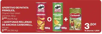 Supercor APERITIVO DE PATATA PRINGLES, oferta