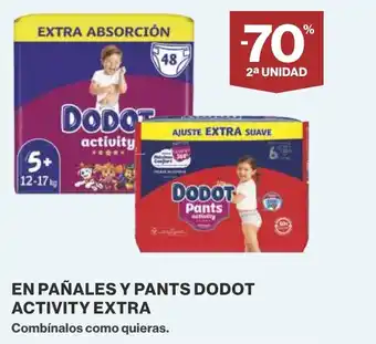 Supercor EN PAÑALES Y PANTS DODOT ACTIVITY EXTRA oferta