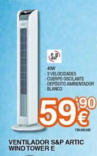 Expert VENTILADOR S&P ARTIC WIND TOWER E oferta