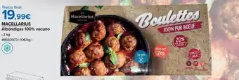 Costco MACELLARIUS Albóndigas 100% vacuno oferta