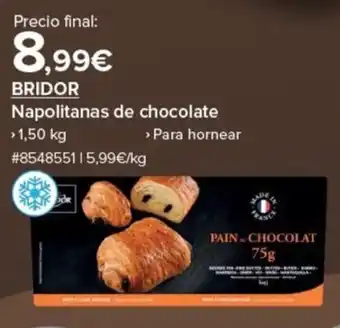 Costco BRIDOR Napolitanas de chocolate oferta