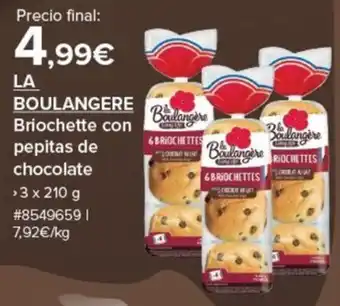 Costco LA BOULANGERE Briochette con pepitas de chocolate oferta