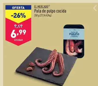 ALDI EL MERCADO® Pata de pulpo cocida oferta