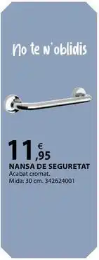 Fes Més Nansa de seguretat oferta