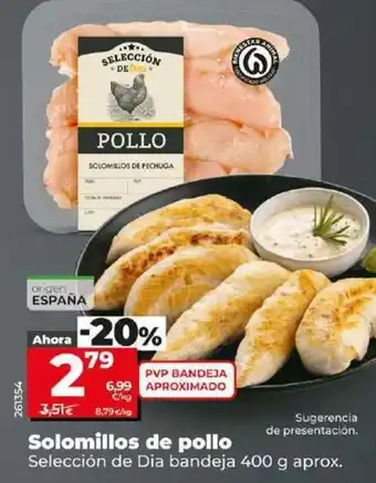 Dia Selección de dia - solomillos de pollo oferta