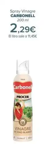 Carrefour Carbonell - spray vinagre oferta