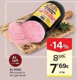 Caprabo El pozo - mortadel-la de gall dindi oferta