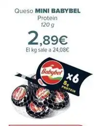 Carrefour Babybel - queso mini protein oferta