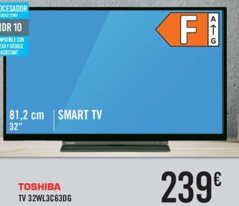 Carrefour Toshiba TV 32WL3C63DG oferta