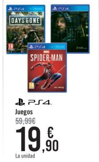 Carrefour Ps4 Juegos oferta