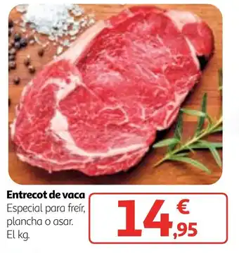 Alcampo Entrecot de vaca oferta