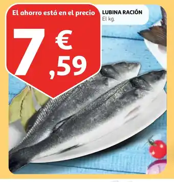 Alcampo LUBINA RACION oferta