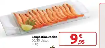 Alcampo Langostino cocido oferta