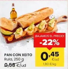 Autoservicios Familia Pan con xeito rula oferta