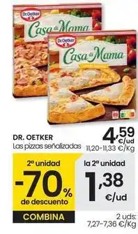 Eroski Dr oetker - las pizzas senalizadas oferta