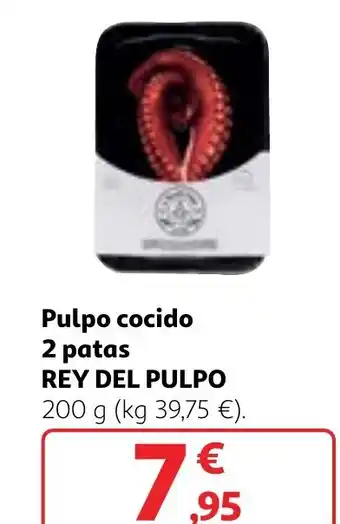 Alcampo Pulpo cocido 2 patas REY DEL PULPO 200 g oferta