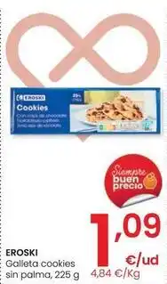 Eroski Eroski - galleta cookies sin palma oferta