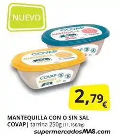 Supermercados MAS Covap - mantequilla con o sin sal oferta