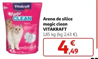 Alcampo Arena de sílice magic clean VITAKRAFT oferta