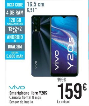 Carrefour Vivo Smartphone libre Y20S oferta