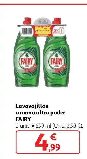 Alcampo Lavavajillas a mano ultra poder FAIRY oferta