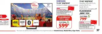 Alcampo SAMSUNG TV 55" 55Q70CAT oferta