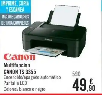 Carrefour Canon Multifuncion TS 3355 oferta