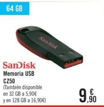 Carrefour Sandisk Memoria USB CZ50 oferta