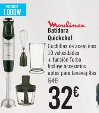 Carrefour Moulinex Batidora Quickchef oferta