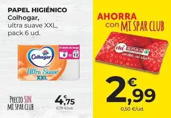 SPAR Gran Canaria Papel higiénico oferta