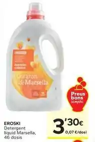 Caprabo Eroski - detergent líquid marsella oferta