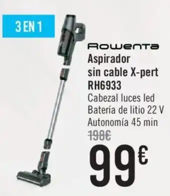 Carrefour Rowenta Aspirador sin cable X-pert RH6933 oferta