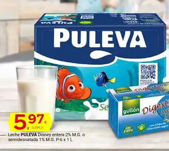 Supermercados Dani Leche PULEVA Disney entera 2% M.G. o semidesnatada oferta