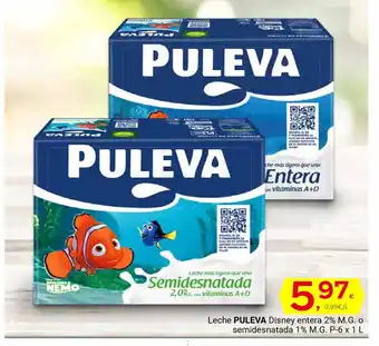 Supermercados Dani Leche PULEVA Disney entera 2% M.G. o semidesnatada oferta