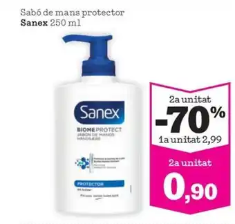 Sorli Sabó de mans protector Sanex 250 ml oferta