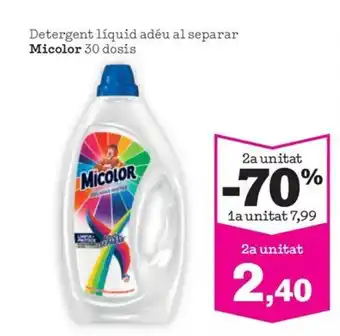 Sorli Detergent líquid adéu al separar Micolor 30 dosis oferta