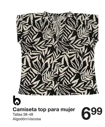 Zeeman Camiseta top para mujer oferta