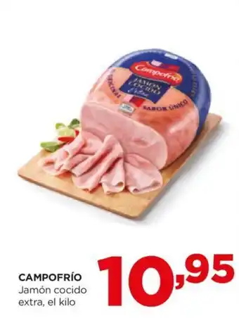 Alimerka CAMPOFRÍO Jamón cocido extra, el kilo oferta