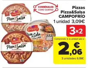 Carrefour Market Pizzas Pizza&Salsa CAMPOFRÍO oferta